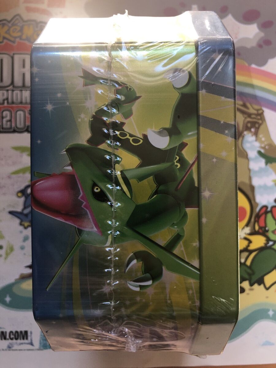 Pokemon Card 2009 Rayquaza C Lv.X Collector's Tin Sealed Pokemon Card 2009 Rayquaza C Lv.X Collector's Tin Sealed