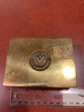 Virginia Department For Health Affairs Brass Trinket Box FREE SHIPPING