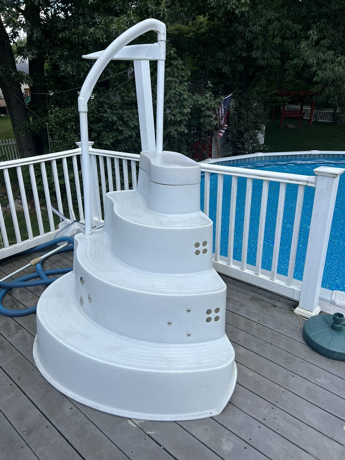 wedding cake pool steps eBay