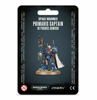Primaris Captain in Phobos Armor Space Marines Warhammer 40K Blister