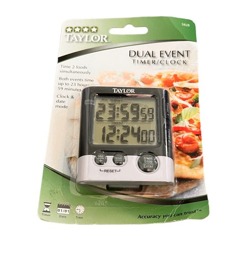 Taylor CLASSIC Dual Event Digital Timer Model: 5828 NEW - 第 1/2 張圖片