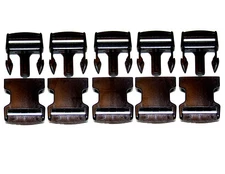 Quick Release Clip, for 1½" Inch Webbing, Acetal Plastic, 5 Pc. Set 