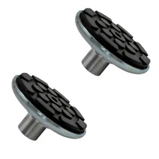2pk 35mm Car Lift Rubber tray Heightening Feet Plus High Leg Pads Shaft Diameter