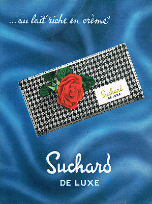 ADVERTISING ADVERTISING 045 1959 SUCHARD milk chocolate