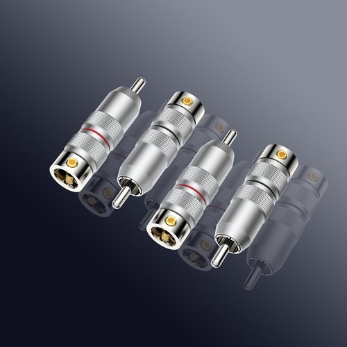 4PCS Viborg VR107R Rhodium plated Pure Copper RCA plug analogue cable Connector - Picture 9 of 22