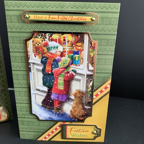 4 X Handmade Christmas Card - Picture 5 of 10