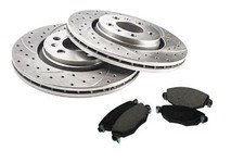 Brake Disc Rotors + Pads for PEUGEOT 508 2010 2011 2012- 0557GT Front 283x26