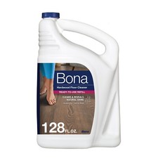 Bona Hardwood Floor Cleaner Refill, 128 fl oz, Unscented, Refill for Wood Floors 0.19 per fl oz