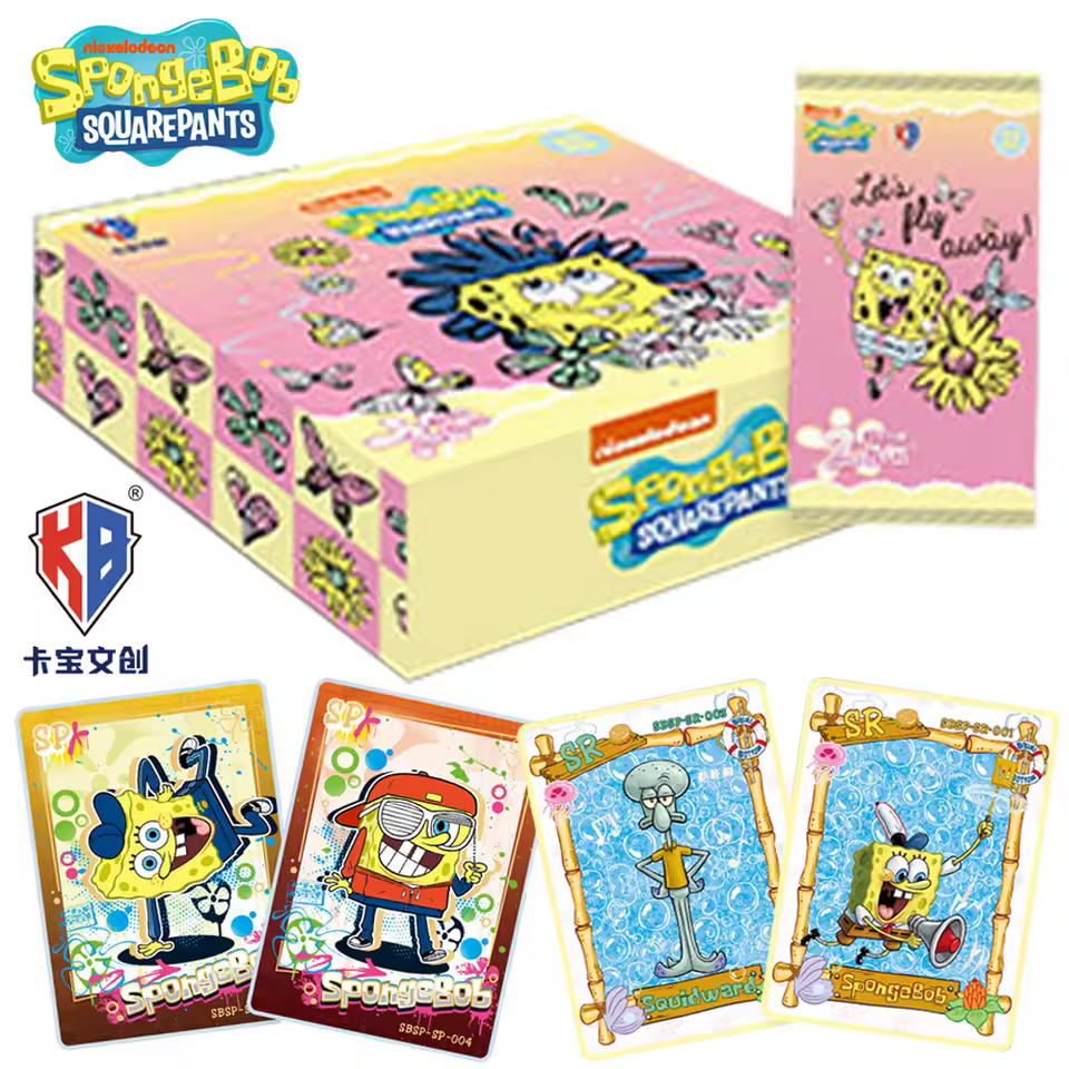 Spongebob Kabao Official Booster Box 30 Pack Trading Card's Anime