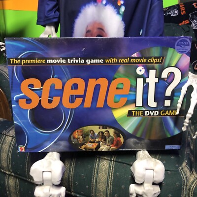 New Sealed Scene it? The DVD Movie Trivia Game by Mattel Family Game Night  NIB