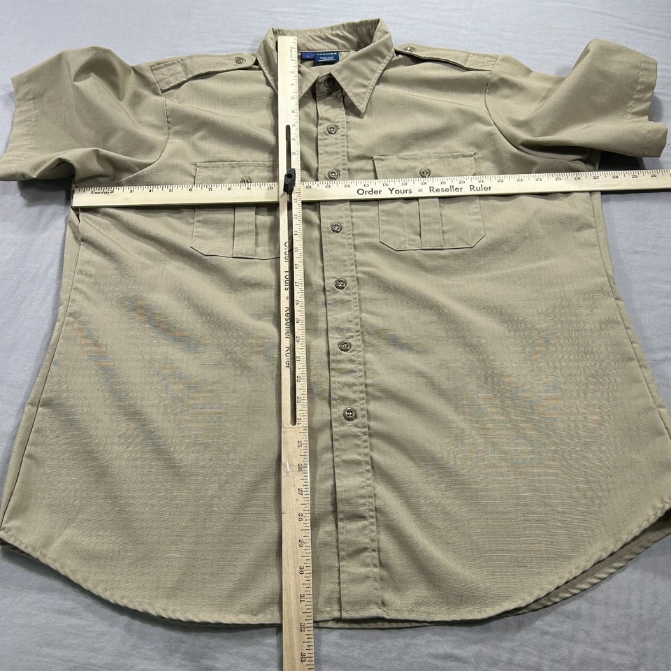 Camisa de vestir táctica Propper para hombre XL uniforme caqui BDU Ripstop abotonada F5301 Foto 4 de 4