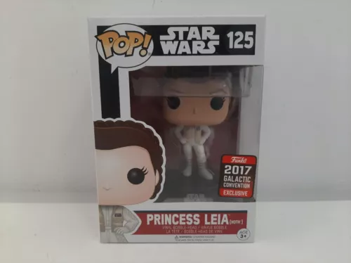Pop Games Vinyl Figure-Star Wars-Princess Leia (Hoth)- (2017 Galactic Conv Exc)