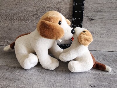Gund 'Together Forever' Beagle Plush Mommy Dog Puppy w Tags