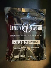 Maple Grove Oatmeal 25-year Shelf Life Emergency 8 Serving Survival Food Pouch