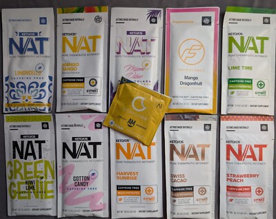 Prüvit exogene Ketone RBHB 10 Tüten koffeinfreie Sorten + 1 Extras Paket Nr. 2