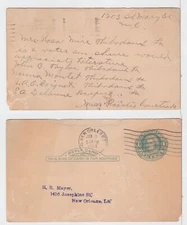 TurtlesTradingPost- New Orleans, LA 1924- Postal Card Requesting Info For Voters