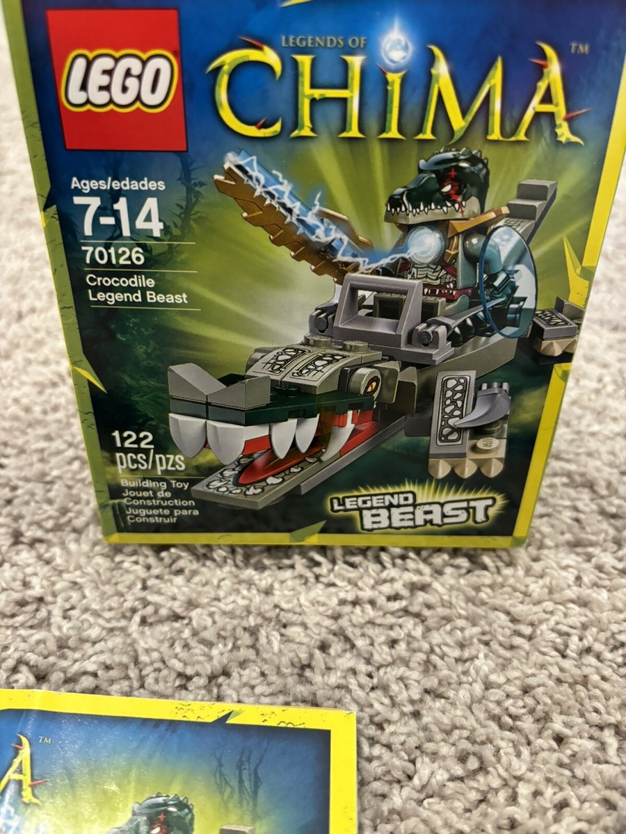 LEGO Legends of Chima set #70126 Crocodile Legend Beast complete w
