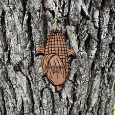Worlds Best Dad Corn on the cob - Cedar Ornament
