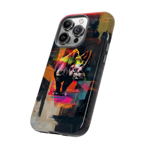Abstract Rhino Phone Case for iPhone, Samsung Galaxy, Pixel - 第 15/93 張圖片