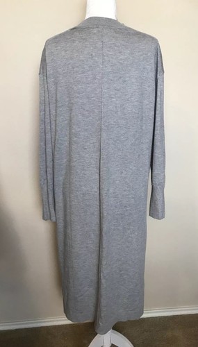 H&M Winter Fall Long Sweater Dress Tunic Gray Flawless M - Picture 6 of 10