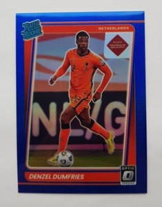 Panini Donruss RTQ WC 21/22 Rated Rookie Optic Blue /99 - Denzel Dumfries RC