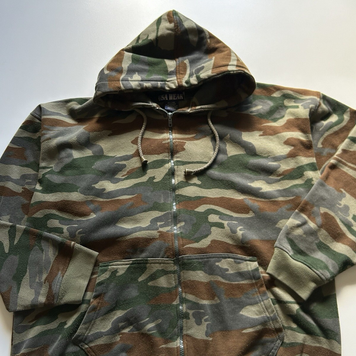 2000初期 Rothco Woodland Camo zipup Hoodie 2000初期 Rothco Woodland Camo zipup Hoodie Amazon.com