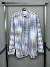 Lacoste Vintage Mens Long Sleeve Check Shirt Size L