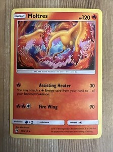 Pokemon - Moltres 38/214 Cracked Ice Holo Lost Thunder NM