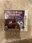 Monster High: New Ghoul in School (Nintendo 3DS, 2015) CIB Tested