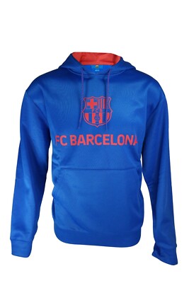 FC Barcelona Pullover Official Soccer Hoodie Sweater 009 -XL | eBay