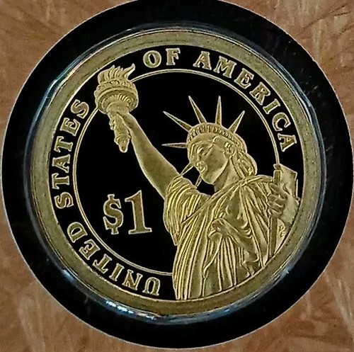 2009 S Proof Presidential dollar set of 4 Coins & COA Only (No Box/Capsule) - 第 8/10 張圖片