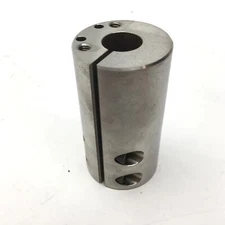 Motor Shaft Rigid Coupling One-Piece Clamp, 2-1/4" x 1-1/4", ID: 1/2" 