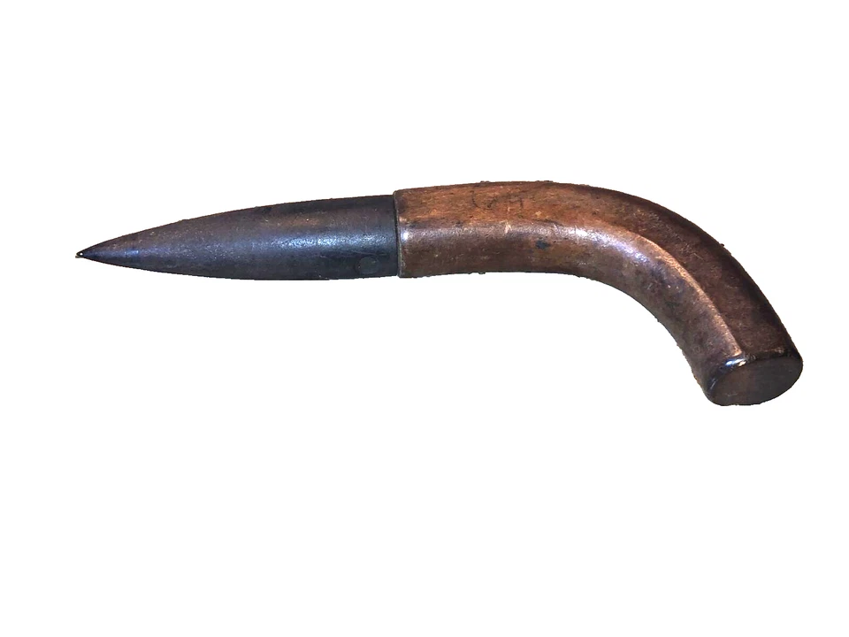  Antique Wood & Steel Garden DIBBLE Dibbler Tool 11" L - Image 4 of 4