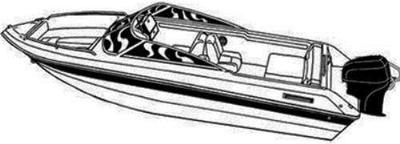 7.6oz STYLED TO FIT BOAT COVER LUND XRV-16 1984-1985