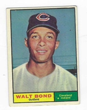 1961 TOPPS WALT BIOND #334 CLEVELAND INDIANS