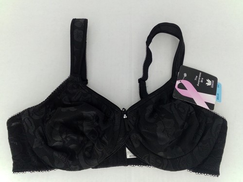 Wacoal Awareness Bra 34C Underwire Black Unlined 85567 Full Coverage