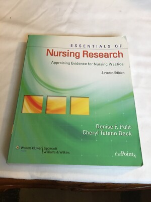 Essentials of Nursing Research by Denise F. Polit - Paperback With CD ...