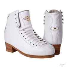 Graf Edmonton Special Figure Skate Boots White Width Large NEW FREE POST AU