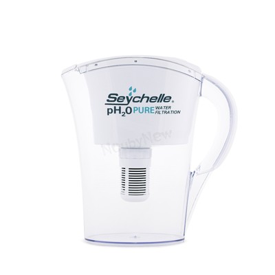 Seychelle pH2O Pure Water Pitcher with Alkaline Filter increases Ph up to 9.5