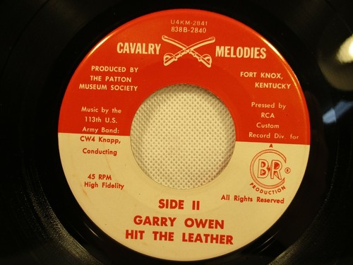 CW4 Knapp Conducting The 113th U.S. Army Band Yellow Ribbon 7" EP Cavalry 2840 - Picture 3 of 3