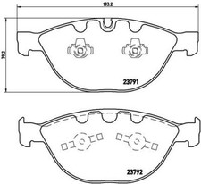 Brake Pad Set, disc brake for ROLLS-ROYCE BMW:E63,E64,E65,E66,E67, 34116774258