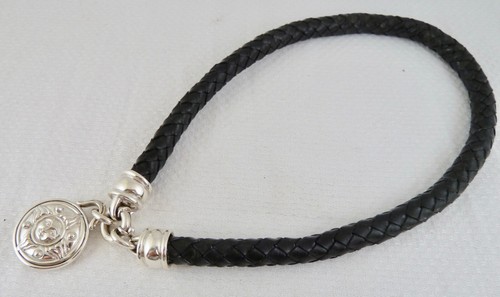 Collier Barry Kieselstein-Cord Sonne Silber 925 Leder - Bild 4 von 11