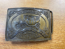 Indiana Metal Craft Ford Automobiles Model T Record Year Belt Buckle