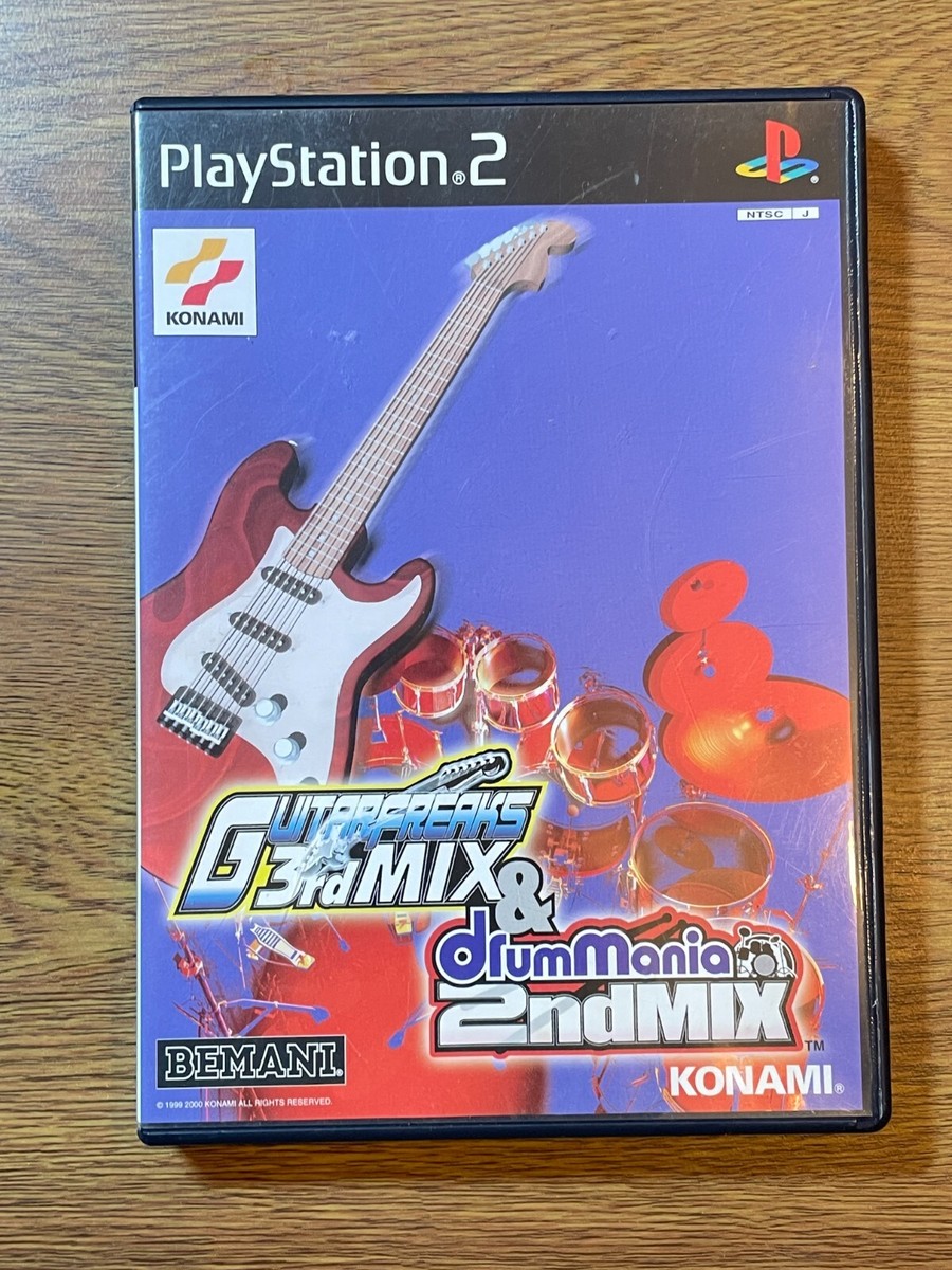 Guitar Freaks 3rd Mix + Drum Mania 2nd Mix PS2 Konami Japan NTSC-J