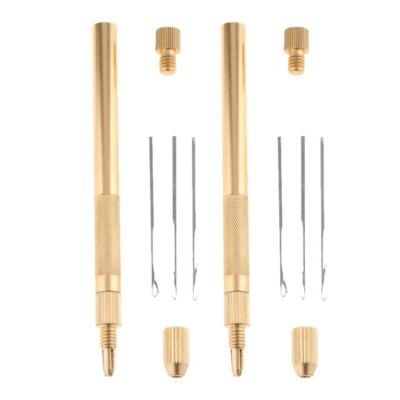 Haken Belüftungsnadel & Halter Creat Repair Lace Perücken Toupet Haarteil