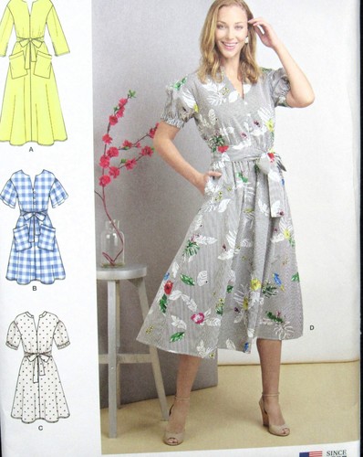 Pullover Shirt Dress Size 6 8 10 12 14 Pattern Simplicity 8833 - Picture 4 of 7