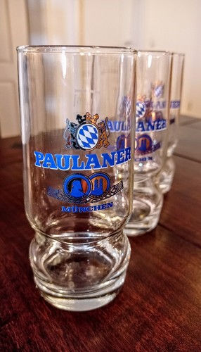 3 Paulaner Biergläser 0,25l, neuwertig, Sammlerglas, Souvenir München, Rarität - Bild 3 von 9