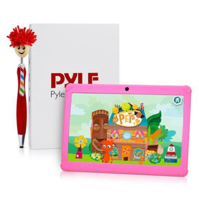 Pyle 10.1'' Full HD Android Tablet for Kids-1080p full HD display, Quad-Core