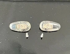 Silver Gucci Replacement Silicone Nose Pads for Sunglasses Eyeglasses Screw-In