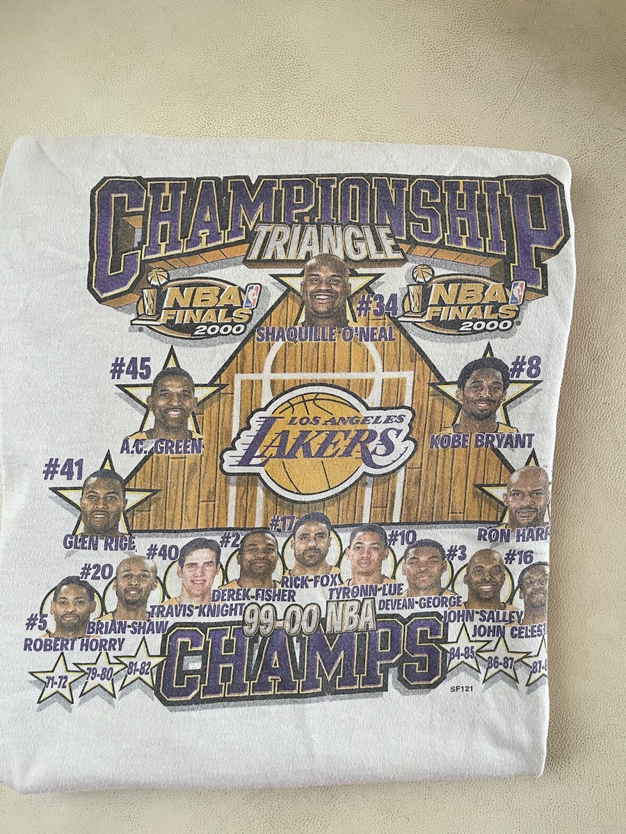 Los Angeles Lakers NBA Final 1999-2000 Championship T-shirt